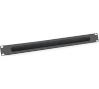 VALUE Passe-câbles 19" 1 UH avec joint brosse, noir