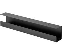 VALUE Gaine de câbles, Montage sous Le Bureau, Noir