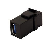VALUE - Prise modulaire - USB 3.0 Type A - noir