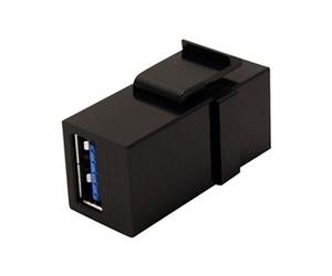 VALUE - Prise modulaire - USB 3.0 Type A - noir