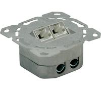 Value Prise réseau encastré CAT 6a 2 ports blanc