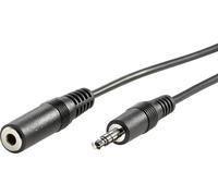 VALUE Rallonge 3,5mm, noir, 10 m