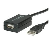 Value Rallonge de câble actif USB 2.0 – Noir – 12 m