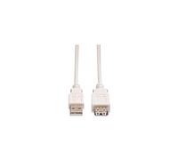VALUE - Rallonge de câble USB - USB (F) pour USB (M) - USB 2.0 - 80 cm - blanc