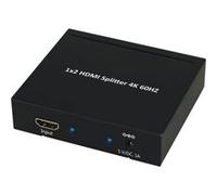 VALUE Splitter HDMI 2 ports | transmission vidéo en 3D | résolution en 4K2K • Ultra HD 2160p • Full HD 1080p | noir