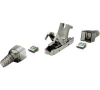 Value réseau informatique Adaptateur CAT 6a argent (métallisé)