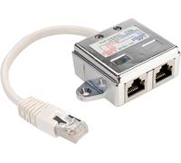 Value réseau informatique Adaptateur en T CAT 5e blanc