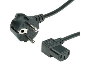 VALUE Rotronic Roline - Rallonge de câble d'alimentation Schuko/Prise Secteur IEC/Femelle 1,8 m Noir