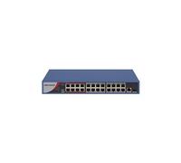 Value Series DS-3E0326P-E/M(B) - Commutateur - non géré - 24 x 10/100 (PoE) + 1 x 10/100/1000 + 1 x Gigabit SFP - de bureau - PoE+ (230 W)