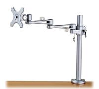 Value simple Support de table pour écran gris inclinable, réglable en hauteur, rotatif