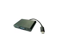 VALUE 12993201 - Adaptateur USB-C > VGA, USB-A, PD, noir, 0,10 m