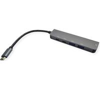 VALUE Station d'accueil USB type C, HDMI 4K60, 3x USB3.2 Gen1 (1x C + 2x A), 1x PD
