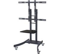 VALUE Support à roulettes pour écran LCD/TV, noir, jusqu'à 125kg (32" à 100")