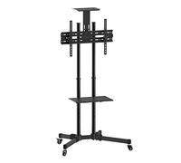 Value Support à roulettes pour écran LCD/TV Noir jusqu'à 50 kg (37" à 70")