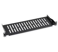 VALUE Support d'appareils 19", 485 x 150mm, Max. 10 kg, Noir