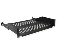 VALUE Support d'appareils 19", 485 x 400mm, 2U, Max. 25kg, Noir