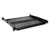 VALUE Support d'appareils 19", 485 x 400mm, Max. 25kg, Noir