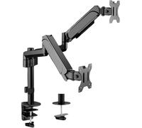 Value Support de table pour écran 2 Écran(s) 43,2 cm (17) - 81,3 cm (32) noir inclinable, réglable en hauteur, rotatif