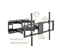 VALUE Support TV mural, flexible, 60-120 pouces, jusqu'à 120 kg