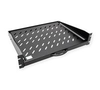 VALUE Tablette 19" coulissante, 2 U, 404 x 350 mm, Charge admissible 30 kg