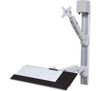 VALUE WorkStation - Kit de montage (support mural, support d'unité centrale, plateau articulé pour clavier) - pour écran LCD/équipement PC - aluminium - montable sur mur G
