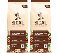 ValueAccess Sical 5 Stars Torrado em Grão Lot de 2 grains de café torréfiés 1 kg