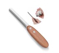 ValueBargain Lime à ongles pour animaux de compagnie, 16,3 cm, outil de lissage des ongles pour animaux domestiques, lisse, fraise pour tous les types d'ongles, poignée ergonomique en noyer pour