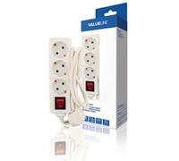 Valueline 3 Way Schuko White Power Socket (prise de courant)