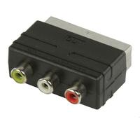 Valueline Adaptateur audio-vidéo vidéo - audio composite RCA (F) pour SCART (M) noir