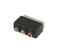 Valueline - Adaptateur audio/vidéo - vidéo / audio composite - RCA femelle pour SCART mâle - noir
