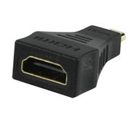 Valueline - Adaptateur HDMI High Speed avec Ethernet HDMI Micro Mâle - HDMI Femelle Noir