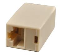 Valueline - Adaptateur RJ11 RJ11 (6P4C) Femelle - RJ11 (6P4C) Femelle Blanc ou Beige