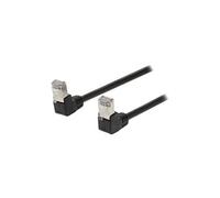 Valueline VLCP85127B30 câble de réseau 3 m Cat5e SF/UTP (S-FTP) Noir - Câbles de réseau (3 m, Cat5e, SF/UTP (S-FTP), RJ-45, RJ-45, Noir)