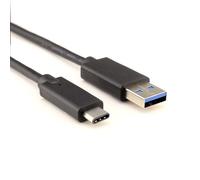 Valueline - Câble USB - USB-C (M) pour USB type A (M) - USB 3.1 Gen 2 - 1 m - noir