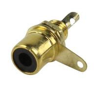 Valueline CC-116 connecteur de fils RCA (F) Noir et Or