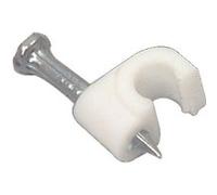 Valueline Clprw-5 Attache de Câble mm Rond Blanc Blanc G