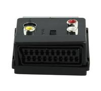 Valueline SCART 60 câble vidéo et adaptateur 3 x RCA + S-Video 2 x SCART (21-pin) Noir