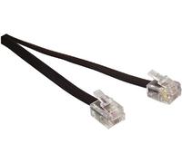 Valueline TEL-0011B Cordon téléphone RJ11 mâle ET RJ11 mâle Noir