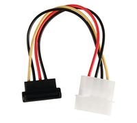 Valueline - Adaptateur secteur - alimentation SATA (F) pour alimentation interne 4 plots (M) - 15 cm - connecteur à 90°