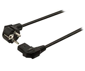 Valueline VLEP10020B20 Câble d' Alimentation 2 m Noir
