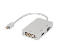 Valueline VLMP37465W0.20 câble vidéo et adaptateur 0,2 m Mini DisplayPort VGA + HDMI + DVI Blanc