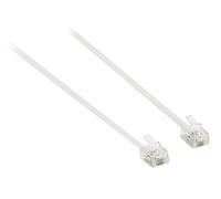 Valueline VLTP90200W20 Câble de télécommunication à connecteur RJ11 mâle vers RJ11 mâle 2 m Blanc