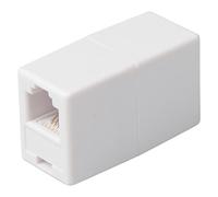 Valueline - Adaptateur téléphone - RJ-11 femelle pour RJ-11 femelle - blanc