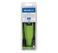 Valueline VLVB34000B05 0.50 m High Speed HDMI Cable with Ethernet Connector - Black