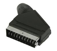 Valueline VLVP31990B SCART Noir connecteur de Fils - Connecteurs de Fils (SCART, Noir, 11 cm, 120 mm, 25 mm, Sac)