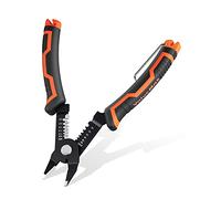 ValueMax 2-en-1 Pince à Dénuder Professionnelle, Pince à Dénuder et à Sertir, Outil Multifonction de Dénudage, Coupe-Fil, Coupe-Câble pour Électriciens et Amateurs