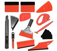 ValueMax Kit Covering Outils de Film 25 Pièces, Teinté pour Fenêtre de Voiture avec Multi Raclette, Cutter et 10 Lames de Rechange, Kit de Raclettes Accessoires