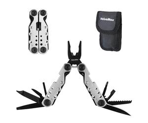 ValueMax Pince Multifonction en Acier Inoxydable 13 en 1 | Couteau Multifonction pour Extérieur, Camping, Randonnée, Réparation Simple