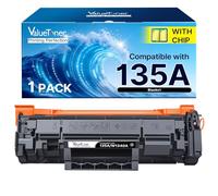 Valuetoner 135A W1350A Toner Noir de Rechange pour HP 135A W1350A pour HP LaserJet M209dw MFP M234 M234dw M234sdw M234sdn (Noir, avec Puce)