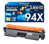 Valuetoner Cartouche de toner compatible pour HP 94X CF294X à haut rendement 94A CF294A à utiliser avec imprimantes Laserjet Pro MFP M148dw, M148fdw, M118dw, Laserjet M148, M118 (Noir)